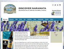 Tablet Screenshot of discovernaramata.com